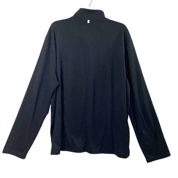 Ralph Lauren Polo Sport Shirt Mens XXL Black Long Sleeve 1/4 Zip Pullover - Picture 2 of 10